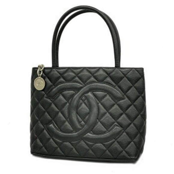Chanel tote bag reproduction caviar skin black - Picture 1 of 6